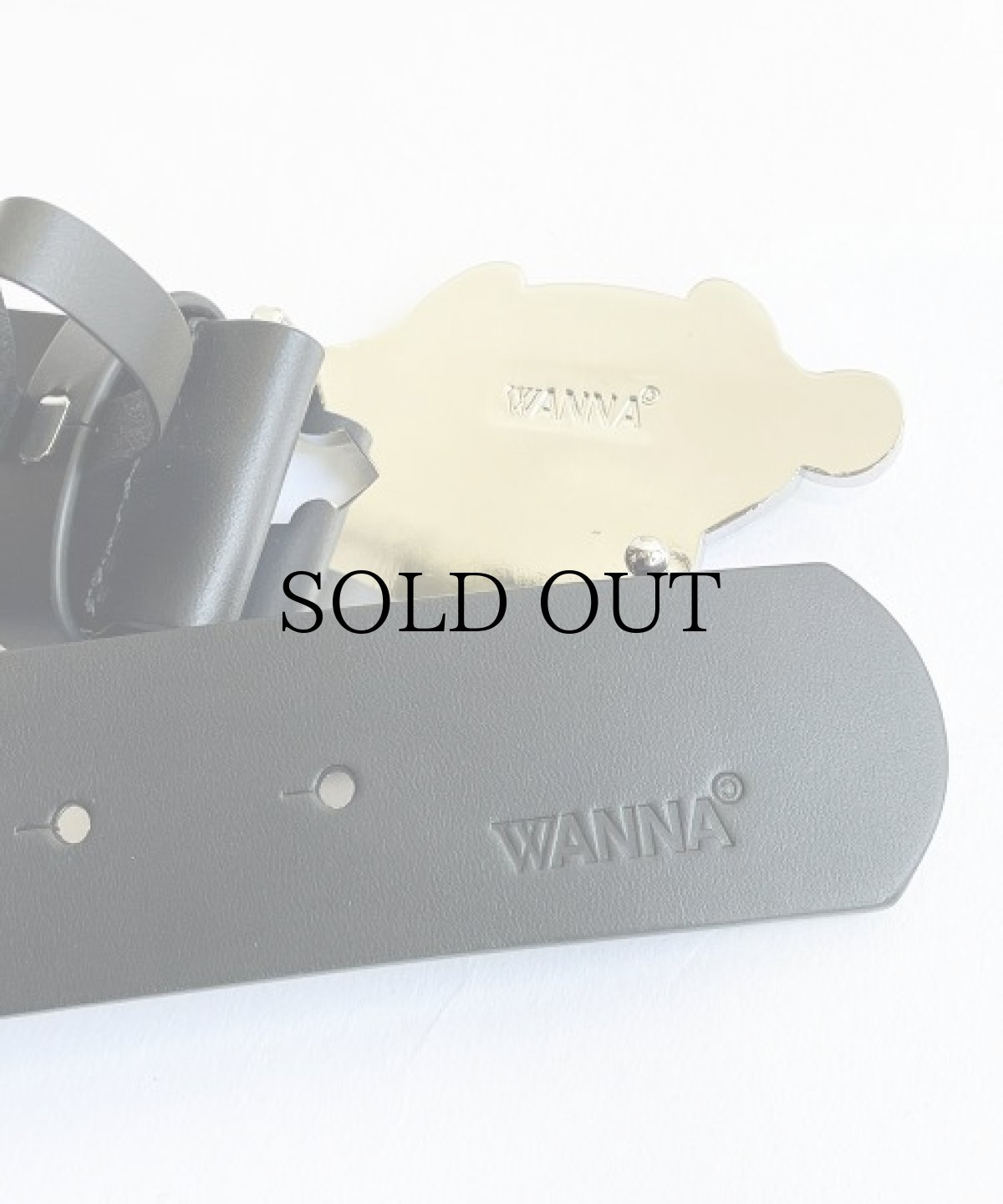 画像2: 【20%OFF】WANNA / Anti the providence buckle leather belt (2)