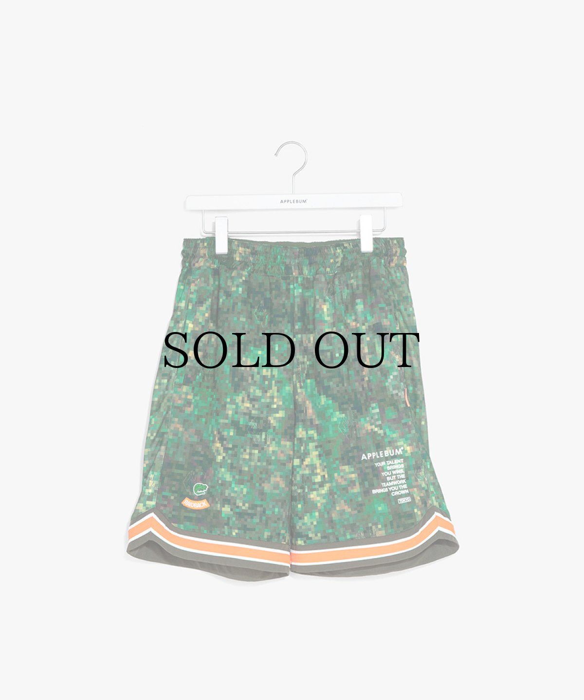 画像1: APPLEBUM(アップルバム) / "Pixel Camo" Basketball Shorts (1)