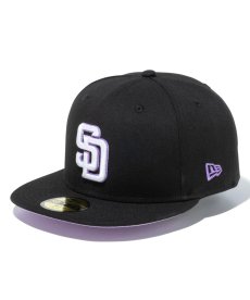 画像1: NEW ERA / 59FIFTY Gelato サンディエゴ・パドレス ブラック ライトパープルアンダーバイザー (1)