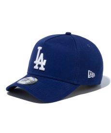 画像1: NEW ERA / 9FORTY A-Frame MLB Side Patch ロサンゼルス・ドジャース ダークロイヤル (1)