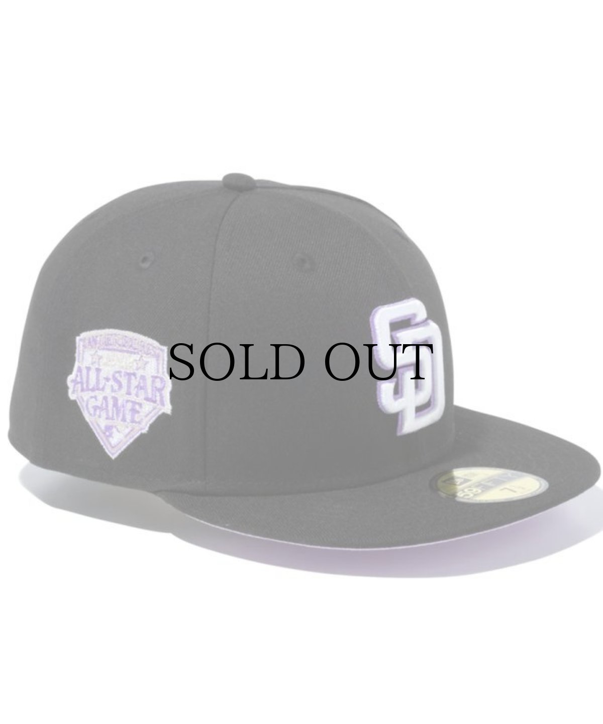 画像2: NEW ERA / 59FIFTY Gelato サンディエゴ・パドレス ブラック ライトパープルアンダーバイザー (2)