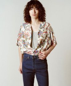 画像4: CALEE(キャリー) / R/P Flower pattern amunzen cloth S/S shirt (4)