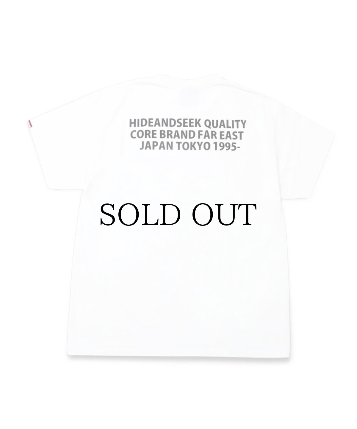 画像2: HIDEANDSEEK(ハイドアンドシーク) / Q.C.Logo S/S Tee(23aw) (2)