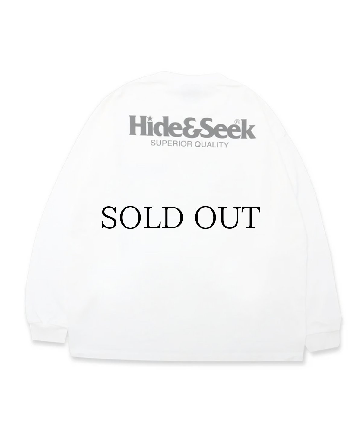 画像2: HIDEANDSEEK(ハイドアンドシーク) / Logo L/S Tee(23aw-Heavy Oz) (2)