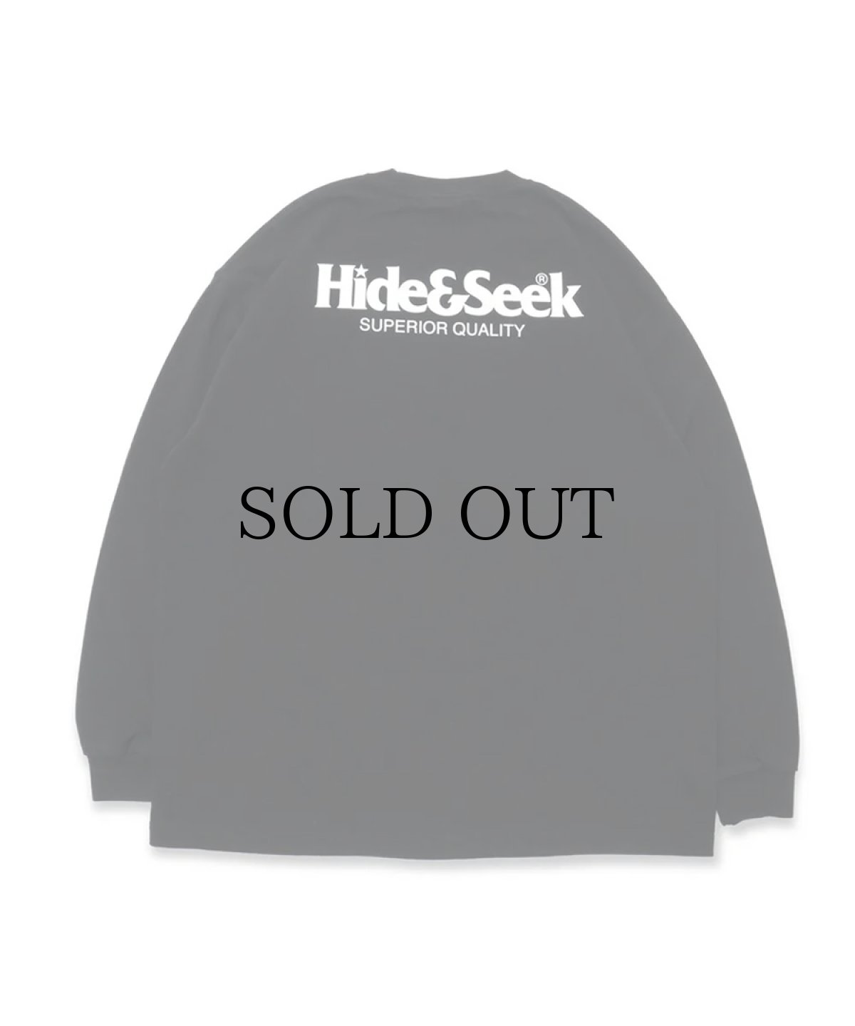 画像1: HIDEANDSEEK(ハイドアンドシーク) / Logo L/S Tee(23aw-Heavy Oz) (1)