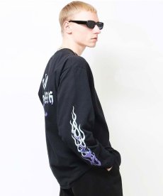 画像7: HIDEANDSEEK(ハイドアンドシーク) / Flame L/S Tee(23aw) (7)