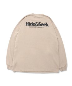 画像3: HIDEANDSEEK(ハイドアンドシーク) / Logo L/S Tee(23aw-Heavy Oz) (3)