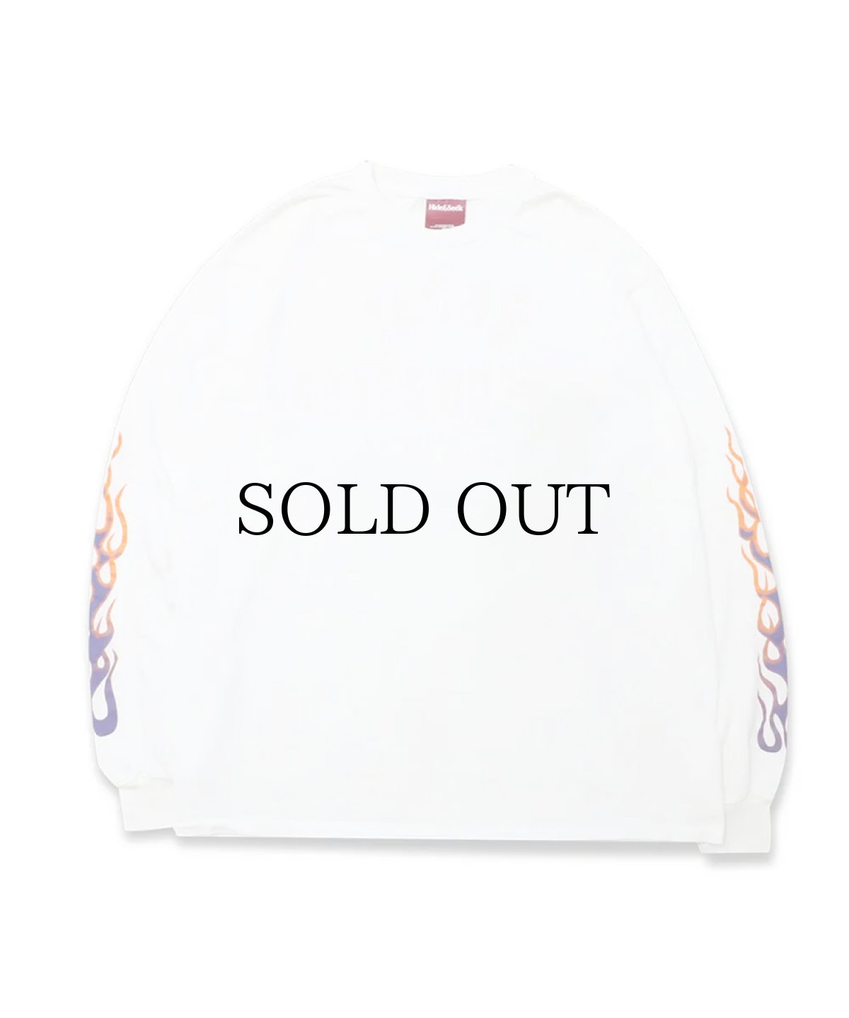 画像2: HIDEANDSEEK(ハイドアンドシーク) / Flame L/S Tee(23aw) (2)