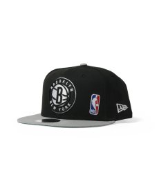 画像1: NEW ERA / 9FIFTY Black Letter Arch BK NETS (1)