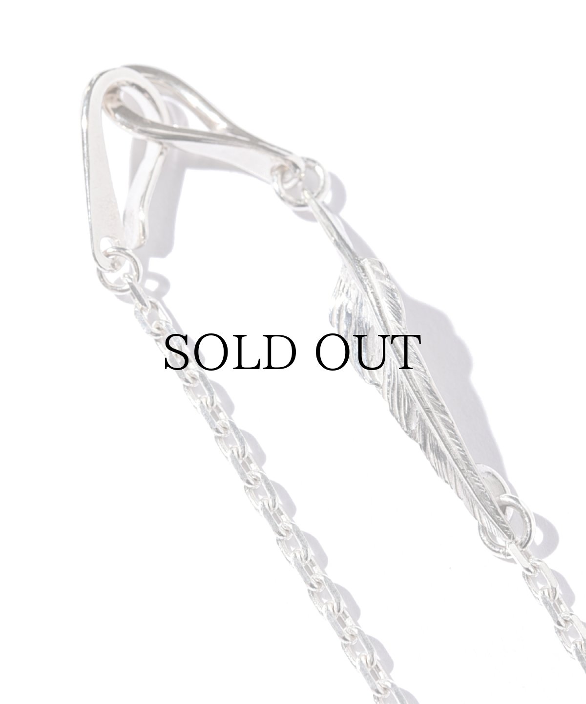 画像3: LARRY SMITH(ラリースミス) / KAZEKIRI FEATHER(18K GOLD ACCENT) NECKLACE  (3)