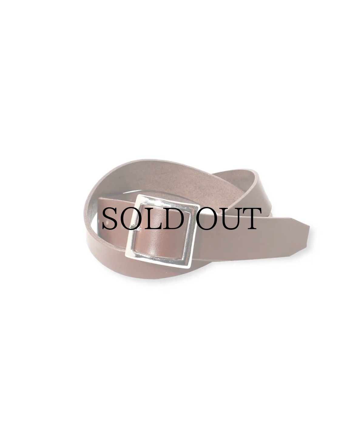 画像1: HIDEANDSEEK(ハイドアンドシーク) / Leather Belt(23aw) (1)