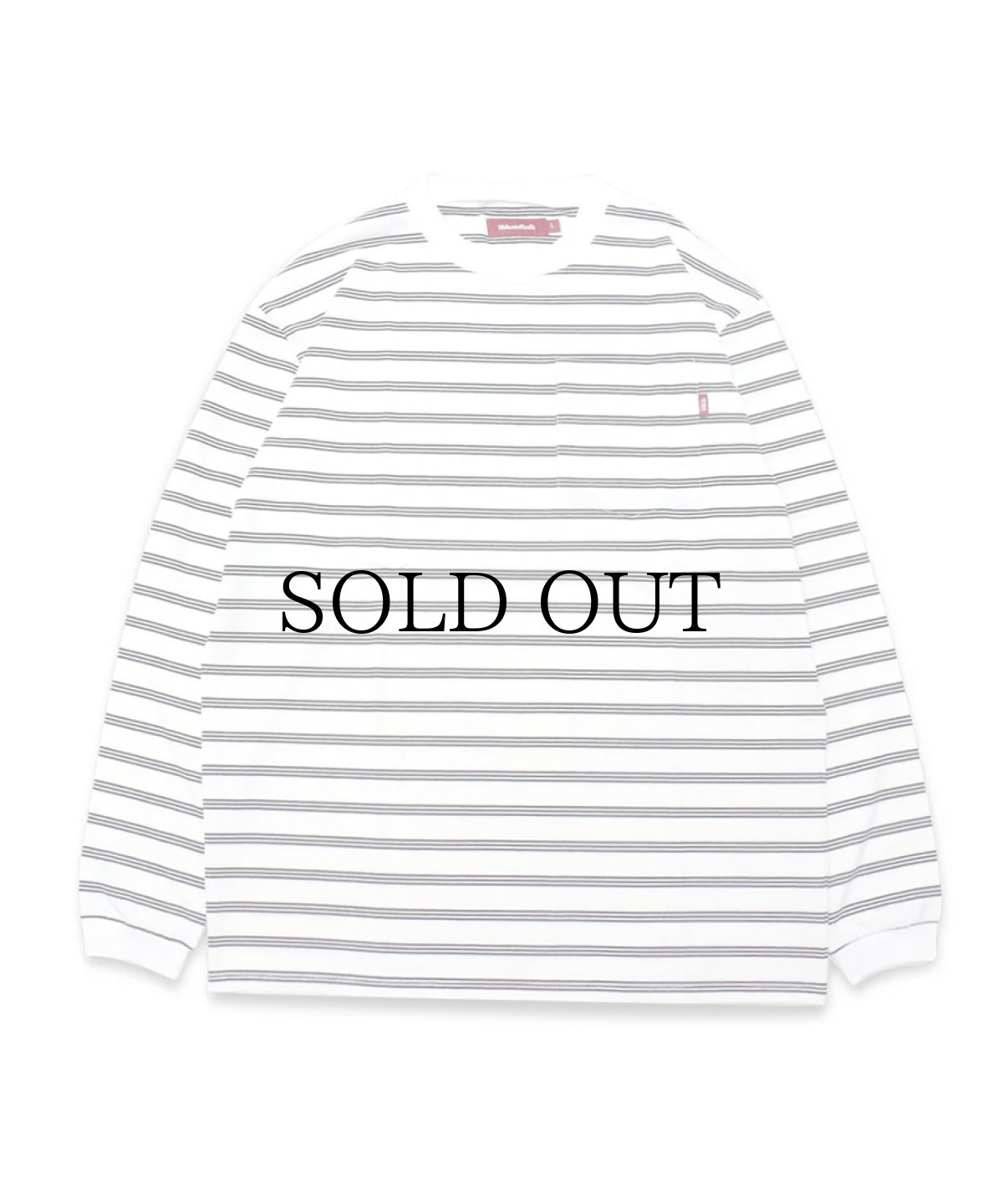 画像2: HIDEANDSEEK(ハイドアンドシーク) / Striped Pocket L/S Tee(23aw) (2)