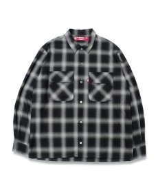 画像1: HIDEANDSEEK(ハイドアンドシーク) / Ombre Check L/S Shirt(23aw) (1)