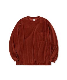 画像3: CALEE(キャリー) / VELOUR DROP SHOULDER L/S CS (3)