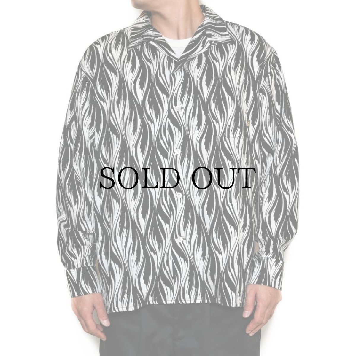 画像8: CALEE(キャリー) / FEATHER PATTERN L/S SH (8)