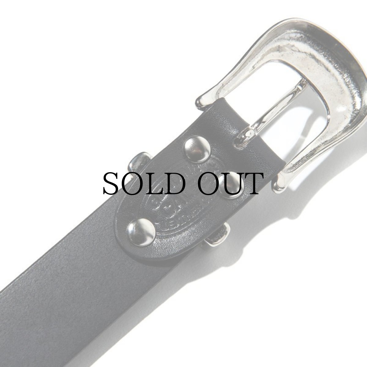 画像3: CALEE / Leather plane belt (3)