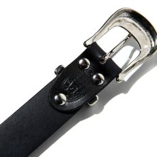 画像3: CALEE / Leather plane belt (3)