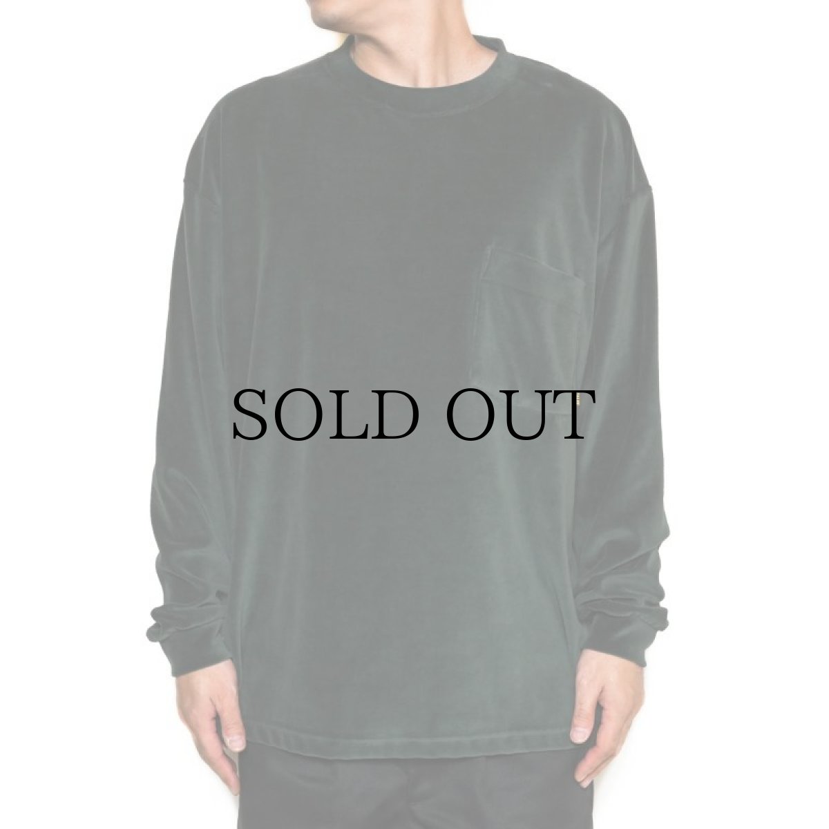 画像8: CALEE(キャリー) / VELOUR DROP SHOULDER L/S CS (8)