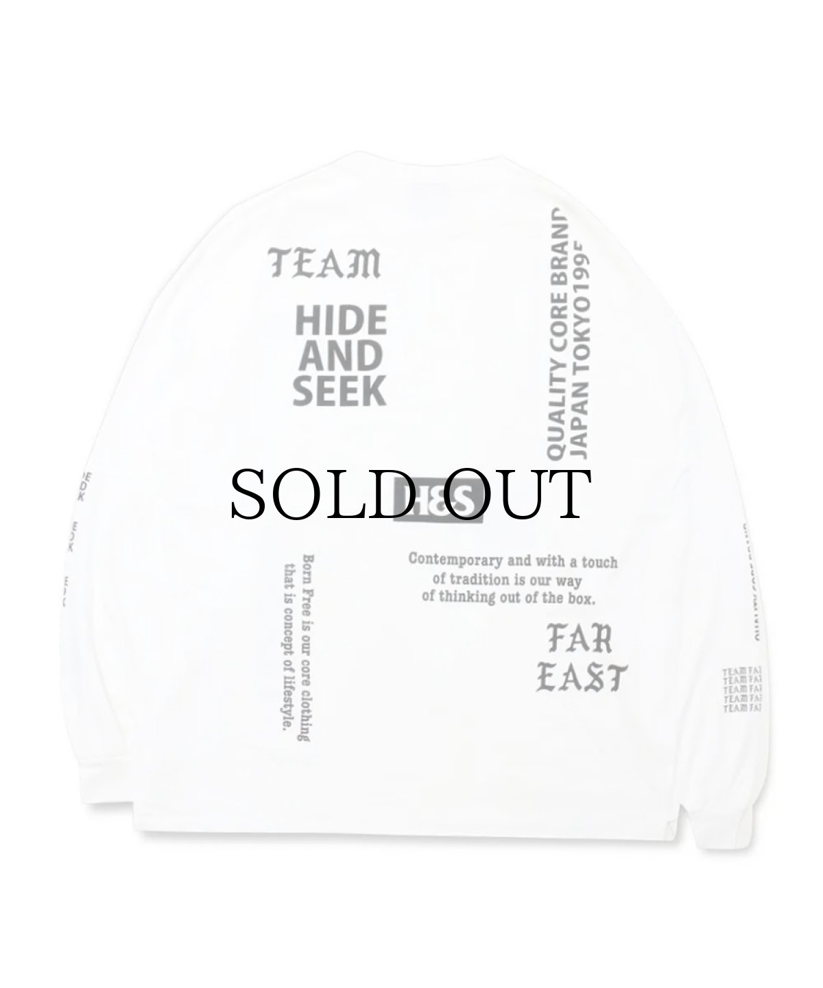 画像2: HIDEANDSEEK(ハイドアンドシーク) / Team Far East L/S Tee (2)