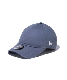 画像1: NEW ERA / 9TWENTYウォッシュドコットン ベーシック スレート × ホワイト (1)