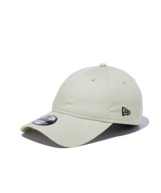 画像1: NEW ERA / 9TWENTY ロングバイザー ノンウォッシュコットン ベーシック ストーン × ブラック (1)