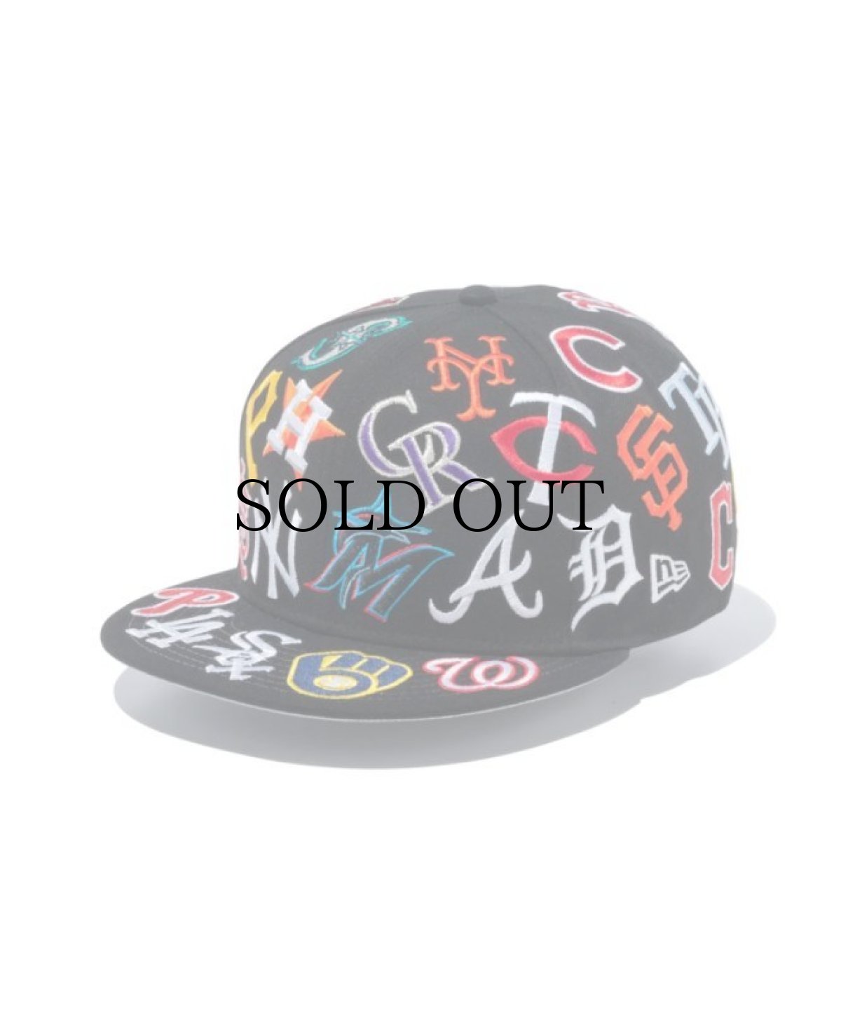 画像1: NEW ERA / 9FIFTY Team Logo Allover MLB (1)