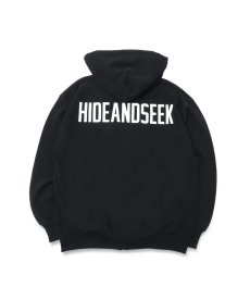 画像2: HIDEANDSEEK(ハイドアンドシーク) / College Zip Hooded Sweat Shirt(23aw) (2)