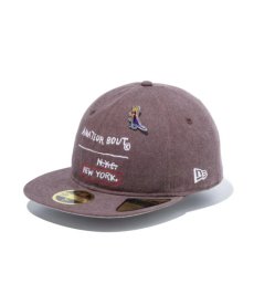 画像1: NEW ERA / RC 59FIFTY Flat Visor JEAN MICHEL BASQUIAT ジャン=ミシェル・バスキア アシッドウォッシュ (1)