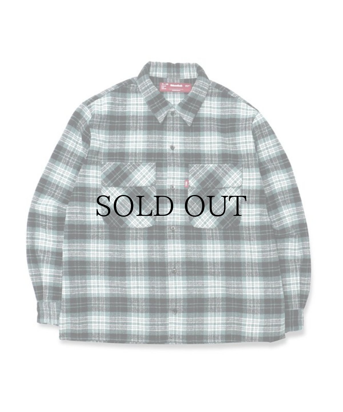 画像1: HIDEANDSEEK(ハイドアンドシーク) / Plaid Flannel L/S Shirt(23aw) (1)