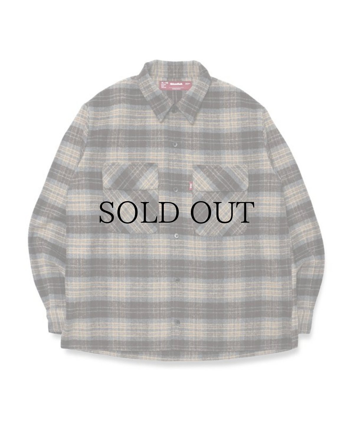 画像2: HIDEANDSEEK(ハイドアンドシーク) / Plaid Flannel L/S Shirt(23aw) (2)