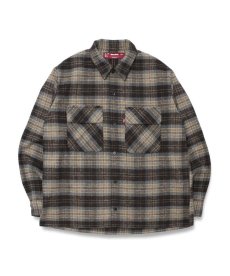 画像2: HIDEANDSEEK(ハイドアンドシーク) / Plaid Flannel L/S Shirt(23aw) (2)