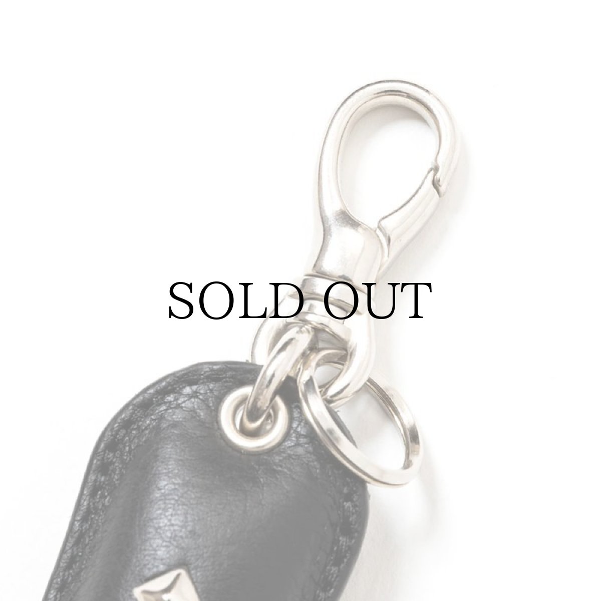 画像2: CALEE(キャリー) / STUDS LEATHER ASSORT KEY RING <TYPE II> B (2)