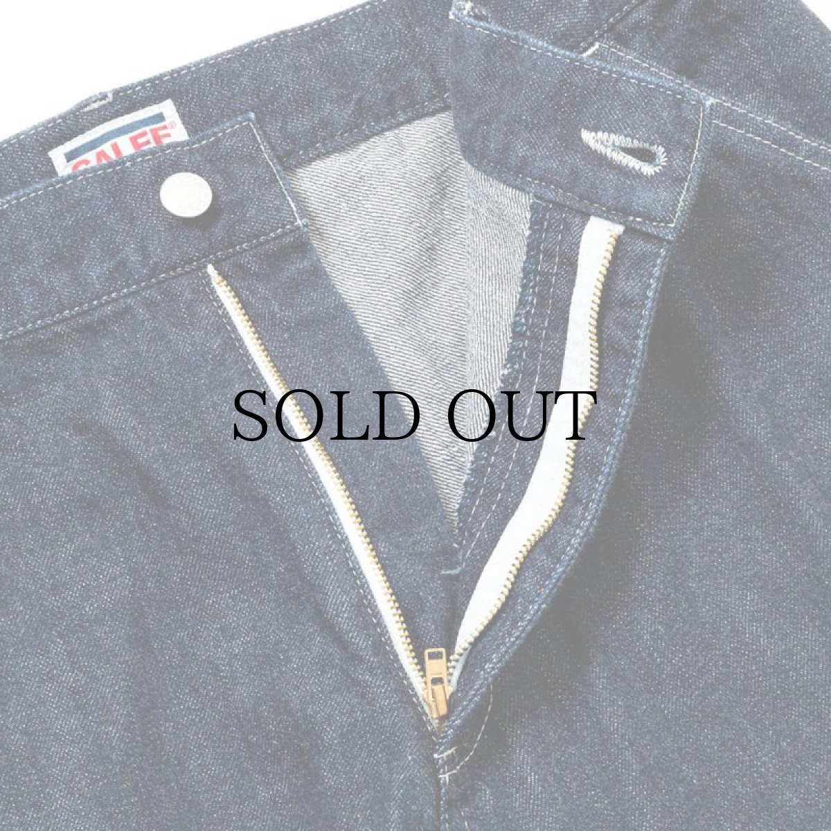 画像6: CALEE(キャリー) / VINTAGE REPRODUCT DENIM PAINTER PANTS <OW> (6)