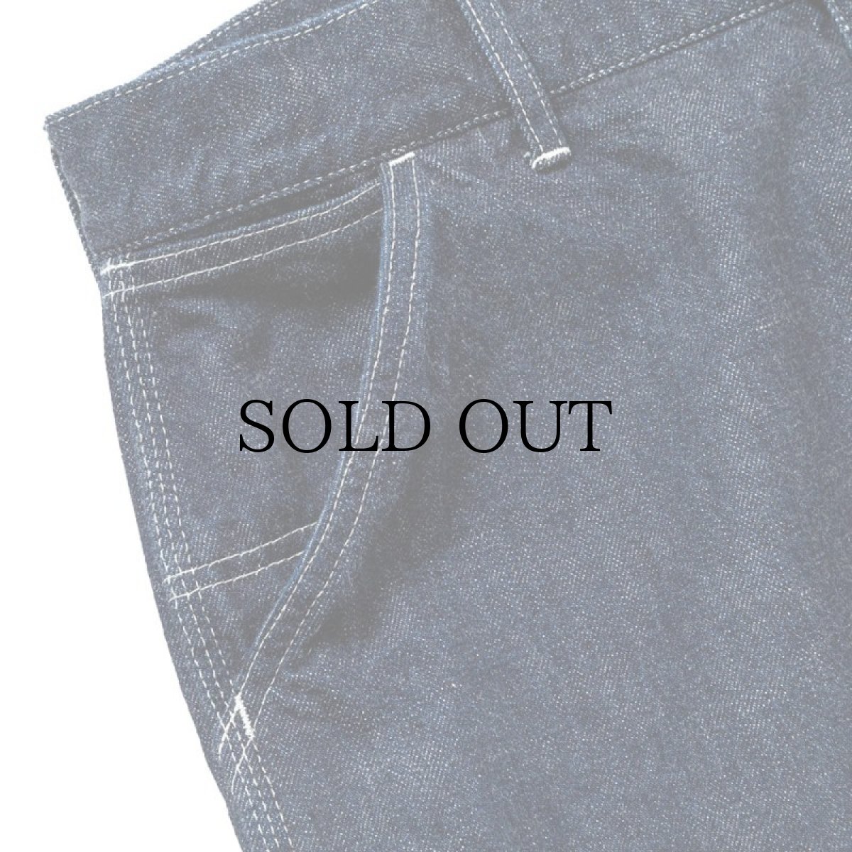 画像5: CALEE(キャリー) / VINTAGE REPRODUCT DENIM PAINTER PANTS <OW> (5)