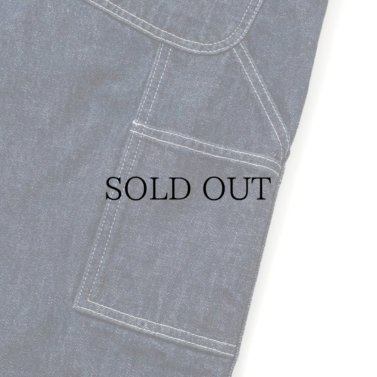 画像8: CALEE(キャリー) / VINTAGE REPRODUCT DENIM PAINTER PANTS <OW> (8)