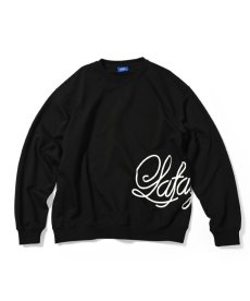 画像3: 【20%OFF】LFYT(ラファイエット) / SIDE PRINTED SCRIPT LOGO CREW SWEAT (3)