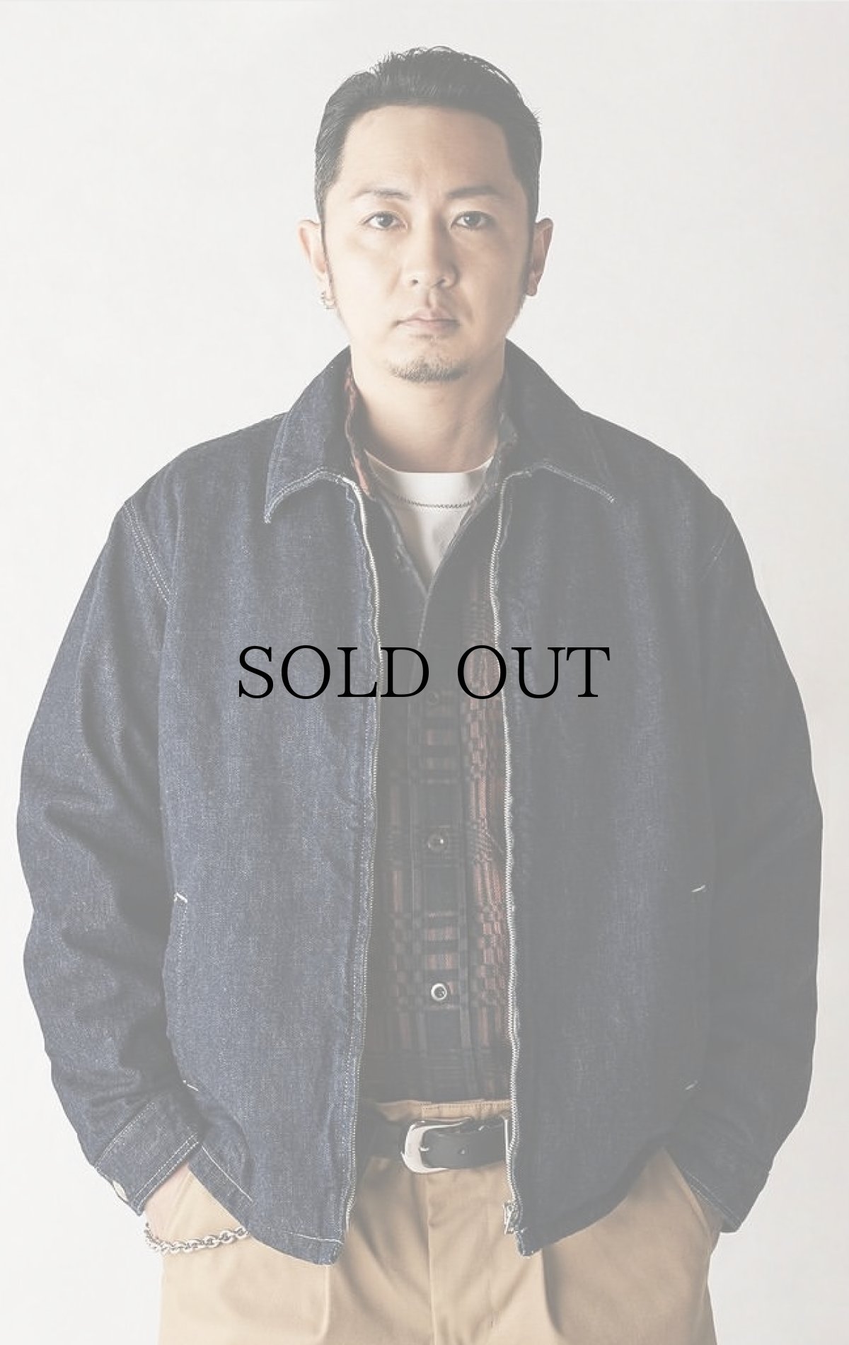 画像8: CALEE(キャリー) / VINTAGE REPRODUCT DENIM SWINGTOP ＜OW＞ (8)