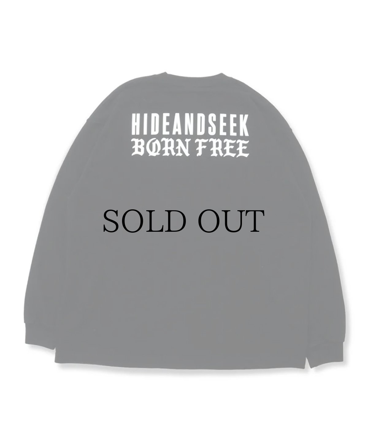 画像2: HIDEANDSEEK(ハイドアンドシーク) / Born Free L/S Tee(23aw-Heavy Oz) (2)