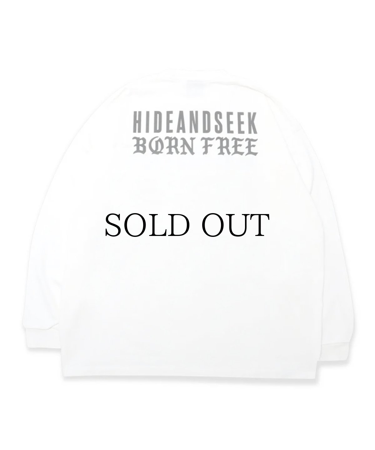 画像4: HIDEANDSEEK(ハイドアンドシーク) / Born Free L/S Tee(23aw-Heavy Oz) (4)