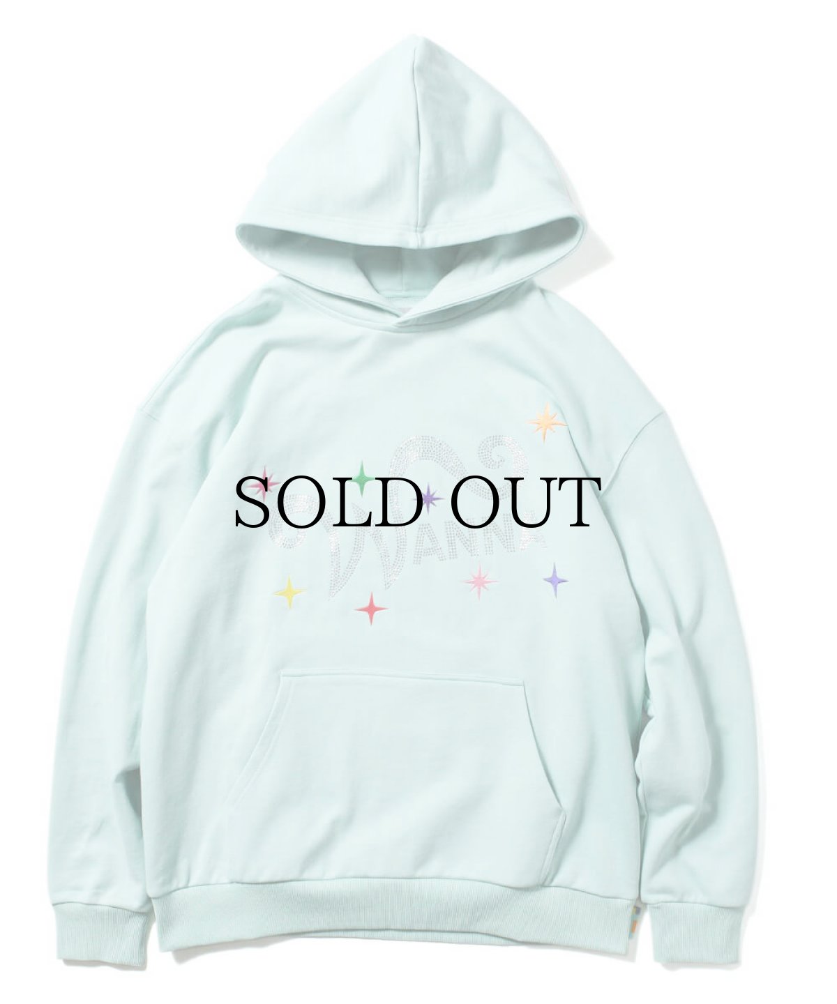 画像2: WANNA /  WILKY MAY RHINESTONE HOODIE (2)