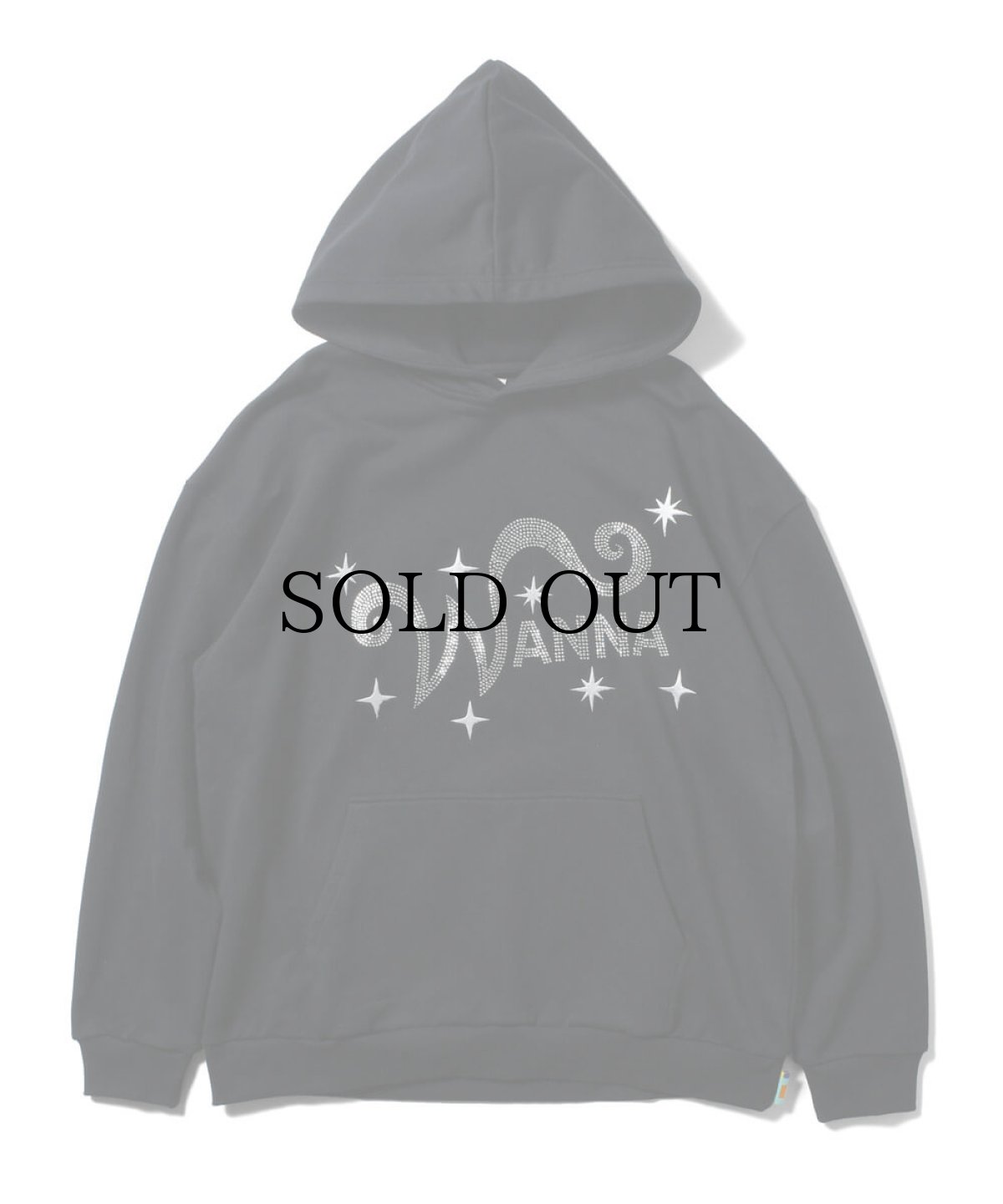 画像3: WANNA /  WILKY MAY RHINESTONE HOODIE (3)