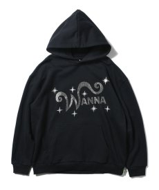 画像3: WANNA /  WILKY MAY RHINESTONE HOODIE (3)