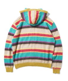 画像3: WANNA / MULTIPLE MOHAIR KNIT HOODIE (3)