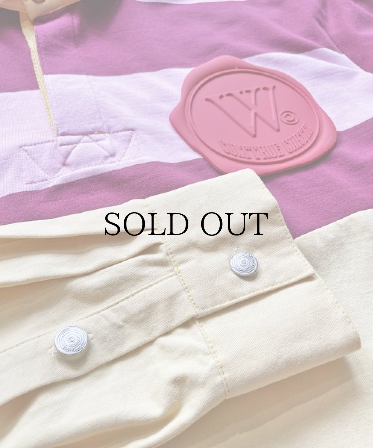 画像3: WANNA / In bloom stripe rugger shirts BEIGE (3)