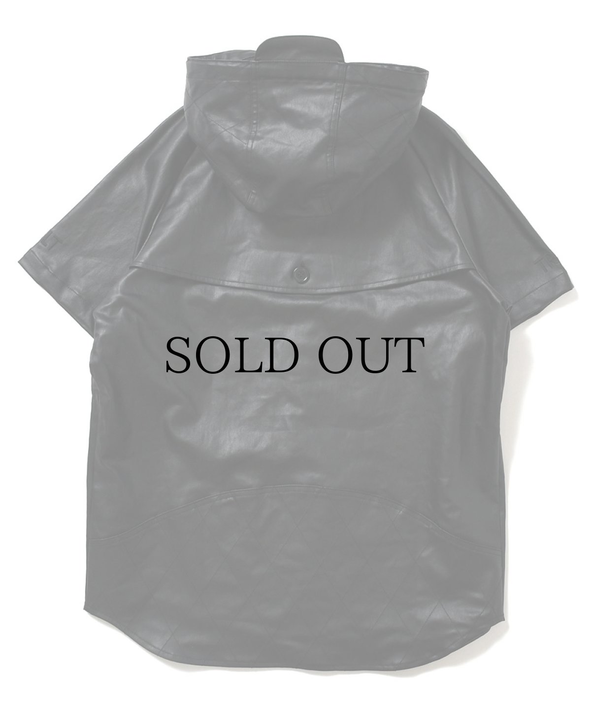 画像4: 【70%OFF】WANNA / ECO LEATHER HOODED SHARLOCK S/S SHIRT (4)