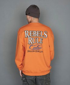 画像7: CALEE(キャリー) / "REBELS RULE" CREW NECK SW (7)