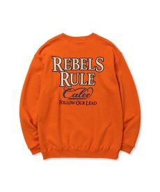 画像6: CALEE(キャリー) / "REBELS RULE" CREW NECK SW (6)