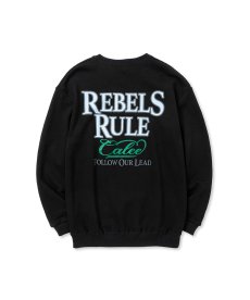 画像2: CALEE(キャリー) / "REBELS RULE" CREW NECK SW (2)