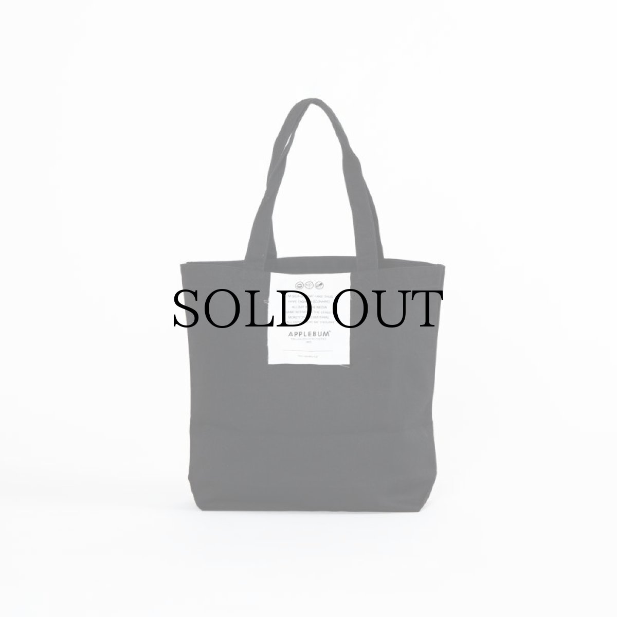 画像4: APPLEBUM(アップルバム) / "BONITA APPLEBUM 1500" TOTEBAG [BLACK] (4)