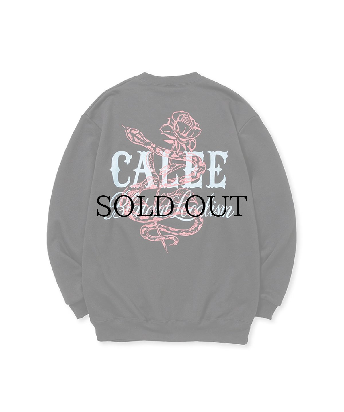 画像1: CALEE(キャリー) / AEROKNOT PERMANENT CREW NECK SW ＜NATURALLY PAINT DESIGN＞ (1)